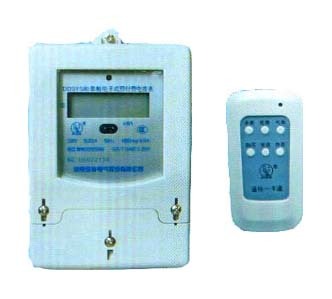 Remote Control Prepaid Single Phase Electric Meter