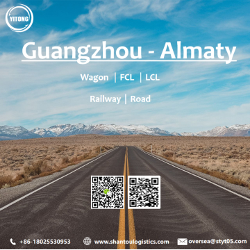 Guangzhou para Almaty Railway Transportation