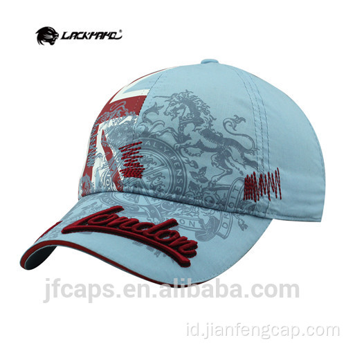 Bordir 3D dan topi baseball cetak