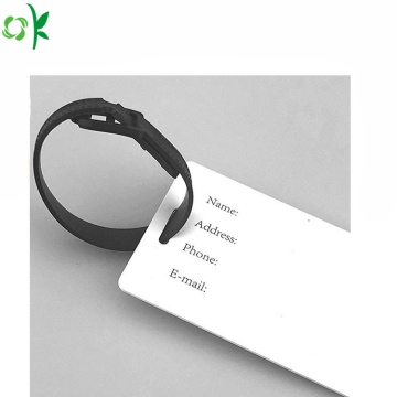 High Quality Printed Logo PVC Luggage Tag