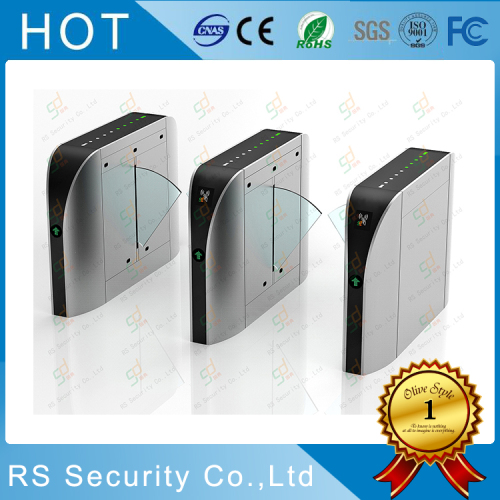 Retractable Turnstiles Stainless Steel Flap Barrier Gates