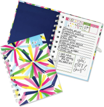 2024 Custom Print Hardcover Spiral Journal - Pocket Size Daily Planner Notebook