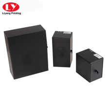 Luxury Cardboard Slide Perfume Black Gift Box