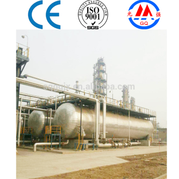 used or waste oil distillation plant black oil purifying plant with CE