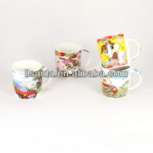 High quality ceramic mug with rabbit pictures