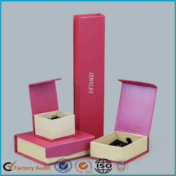 Fancy Pink Jewelry Packaging Gift Box