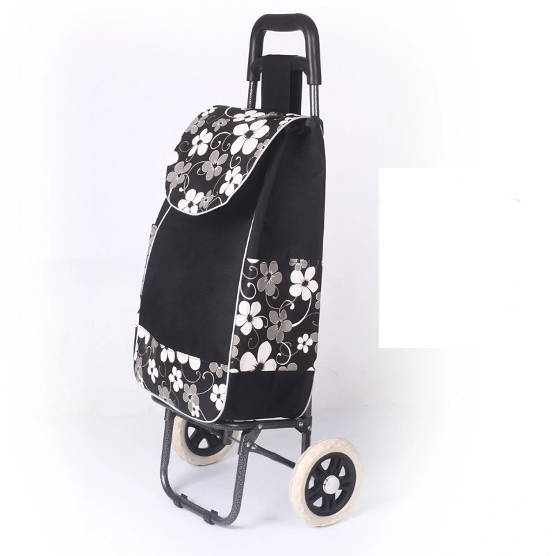 Foldable Shopping Trolley Bag on Wheels Collapsible Trolley Bags Supermarket Tug Shopping Bag