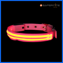 Dual Fiber Led Light Up Lighted Dog Collar