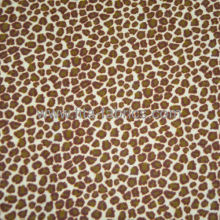 100% Cotton Leopard Grain Printed Flannel Fabric?