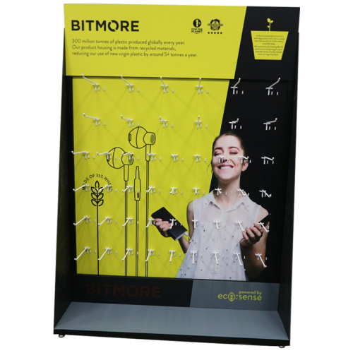 Acryl -hoofdtelefoon Display Stand Aluminium voor bureau