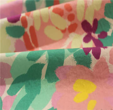 printed fabric 100%cotton poplin printed fabric for garment