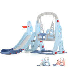 Factory Direct Rabbit Airplane Theme Baby Slide Toy & Kid Swing Set in Plastic