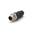 M12 L-Code-Stromverbinder männlicher Gerade 5Pin-Stecker