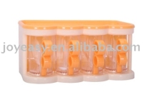 plastic cruet set/plastic condiment container/spice container