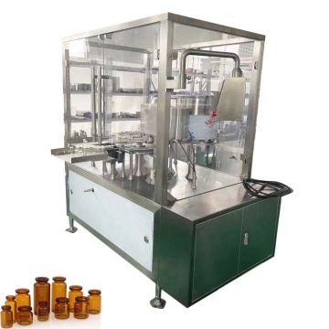 Automatic Small Glass Vials Capping, Filling, and Labelling Machine for Injection Labs