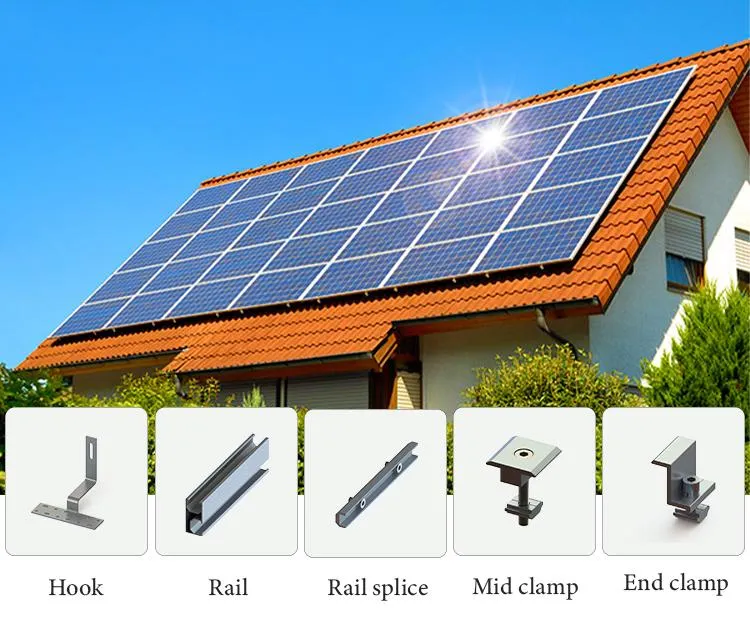 L Foot Adjustable End Clamps PV Aluminum Rail Fortin Roof Solar Mounting System Rooftop Solar Panel Mounting Brackets