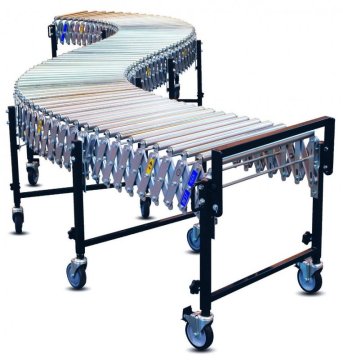 Bindi Electric Power Retractable Flexible Expandable Roller Conveyor
