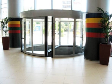 Commerical automatic revolving door