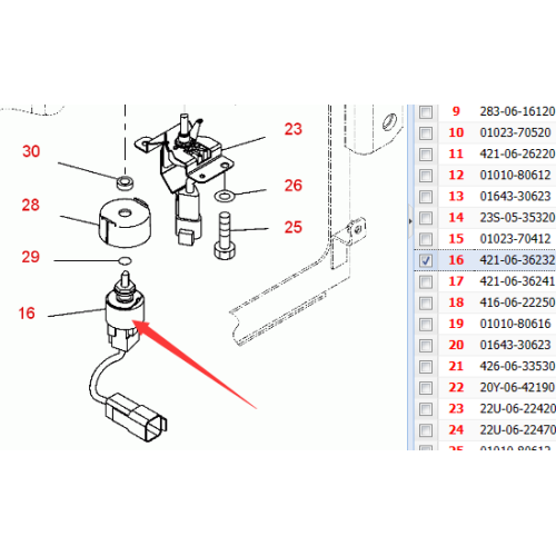 Komatsu D155AX-6 6261-41-9500 Injap Assy Baru; Asal