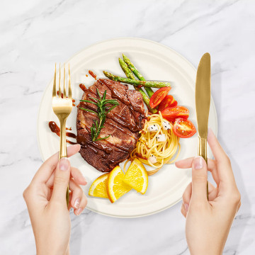 堆肥化可能な丸いサトウキビ板、夕食のための使い捨ての生分解性プレート