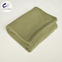 Solid Color Microfiber Polar Fleece Blanket