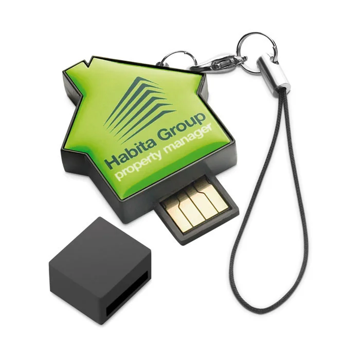 Mini Key Aluminium USB Flash Drive with Customized Logo