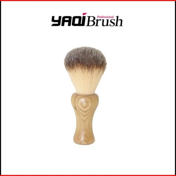 badger hair wooden shaving brush;