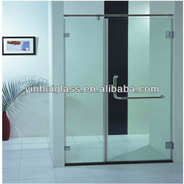 tempered bathroom glass door