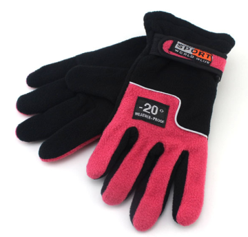 Double Layer  Proof Windproof Polar Fleece Gloves