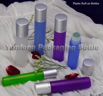 Plastic perfume bottles