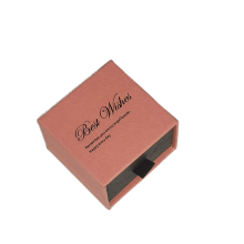 Glossy Laminated Square Jewelry Display Storage Boxes with Foil Specifications