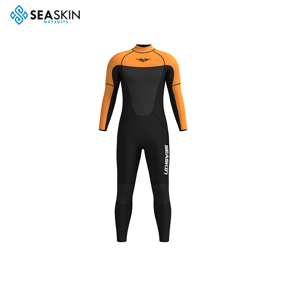 Seaskin Customized 3mm Neoprene Fabric Full Long Sleeve Diving Wetsuit