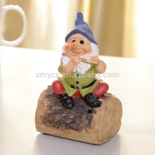 Resin mini decoration garden gnome painting