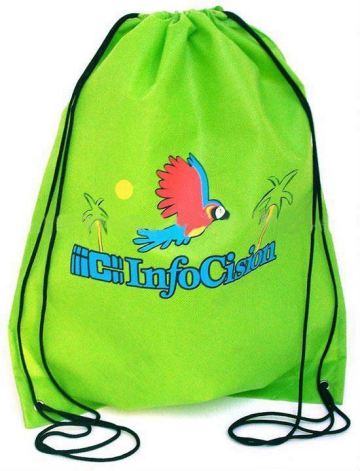 top quality new recycle waterproof nylon drawstring gym bag