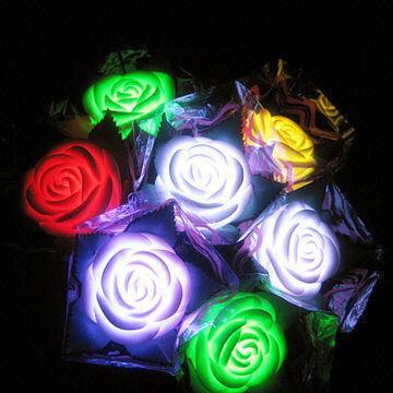 Light-up Toys with Luminous Rose Romantic Gift Rose Light-up Toy, Good for Promotional Proposes