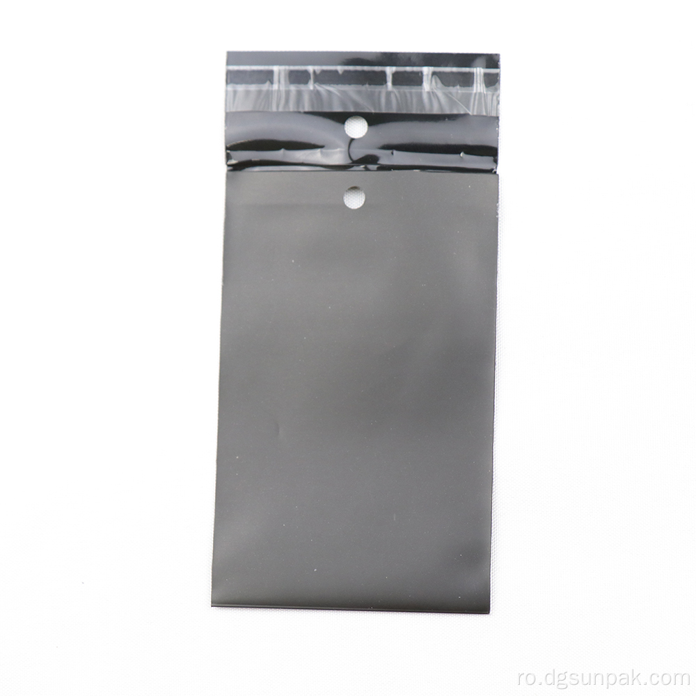 geantă de mână ambalare geantă de plastic cu fermoar pentru îmbrăcăminte