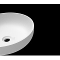 Counter top wash basin WB0010 of pure acrylic round 410x410x128mm