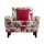 Coussins rembourrés en tissu Ensemble canapé Chesterfield 321