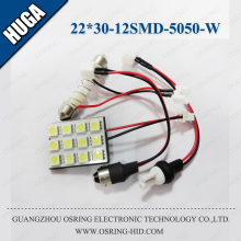 OSRING 22mm*30mm 12 SMD 5050 car Reading Light Lamp Bulb White led reading bulb light