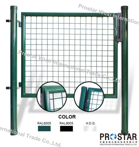 Fence Gate, Iron Gate, Garden Gate, Round Post Gate, Single Wing Gate, Double Wings Gate