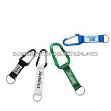 aluminum carabiner endfitting with strap