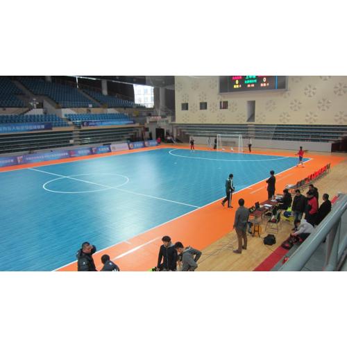 Durable PVC maple wood floor for futsal