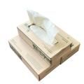 Natural bamboo fiber facial tissue