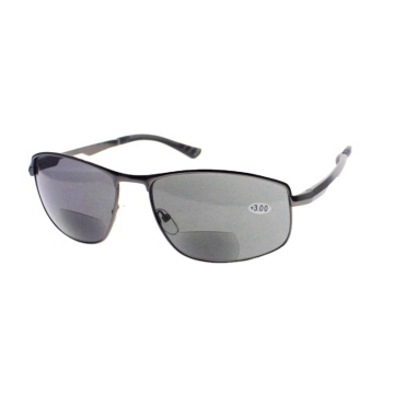 Outdoor Bifocal Reading Glasses: Men's Sporty Sun Readers