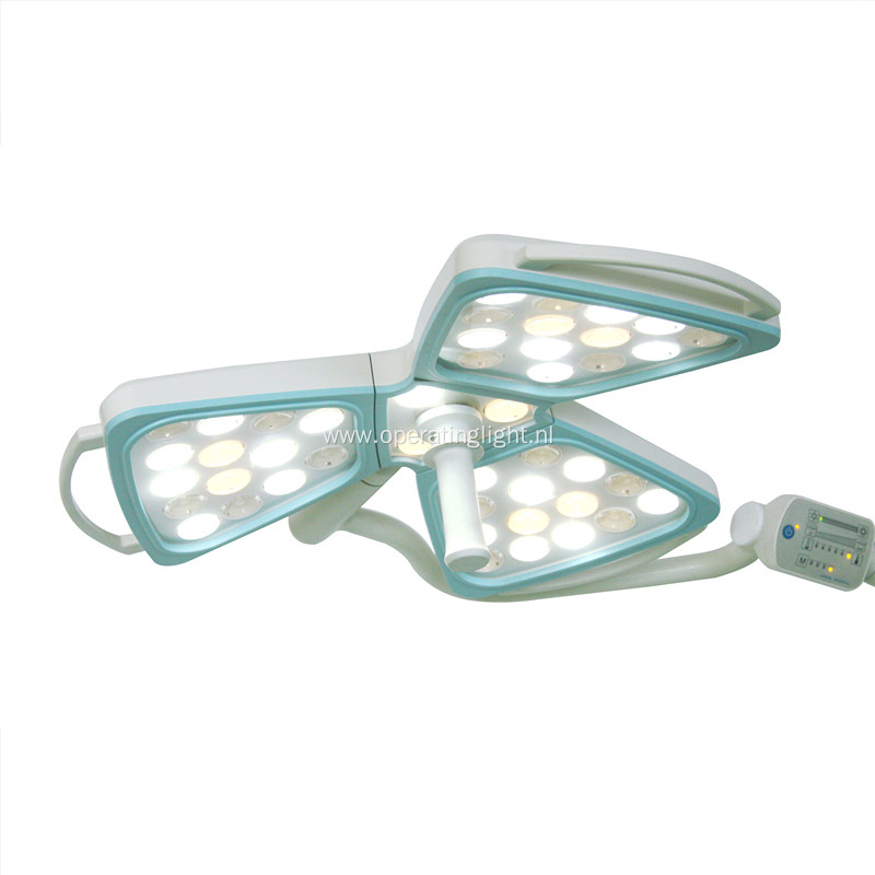 White and yellow double light led operating lamp