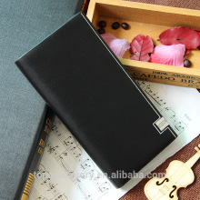 slim business work waterproof bi-fold pu wallet