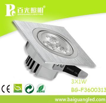 high brightness 3*1w led ceiling light ledlighting