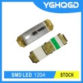 SMD LED -maten 1204 warm wit