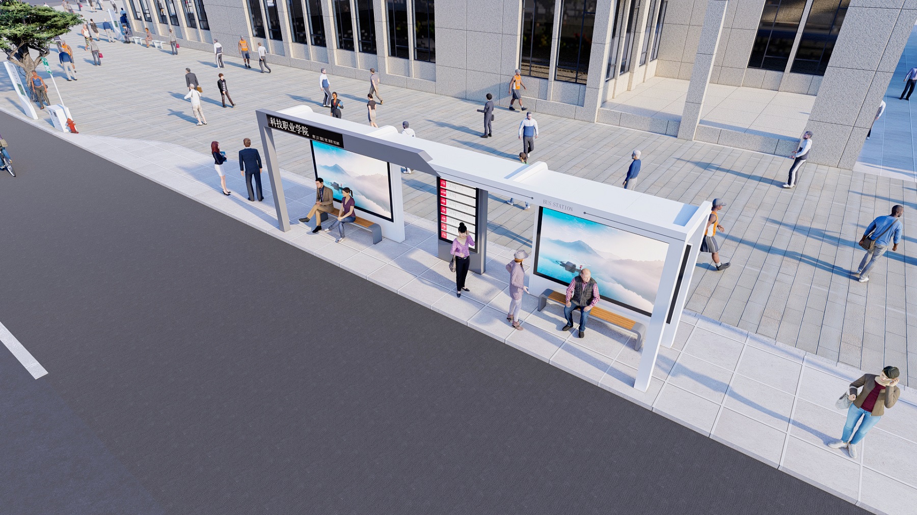 bus shelter bus shelter