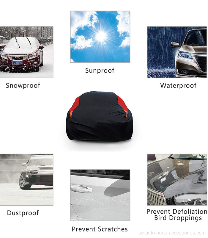 Sol Proof Fabric Full-Size Hail Protector Car Cover